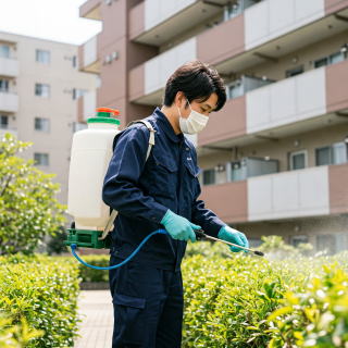 植栽の消毒